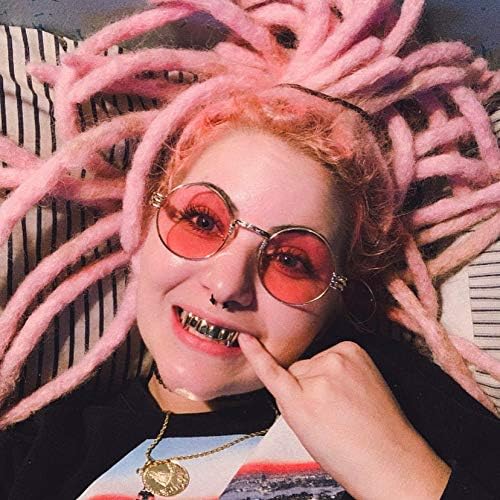 Vampire Teeth Fang Grillz 18K Gold Silver Plated Hip Hop Fangs Top Bottom Teeth Grills for Your Teeth Set for Men and Women - Image 6