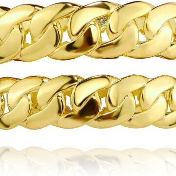 Grillz for Men ?C Gold Grills for Teeth??with Cuban Link Design, Fake Teeth??Silver Grillz for Women??Costume Jewelry